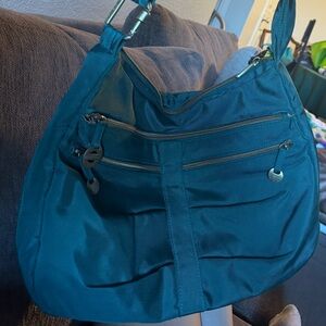 Like New TRAVELON EST. 1978 Turquoise Nylon Bag